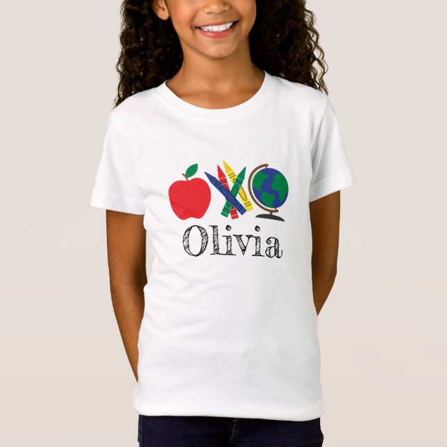 First Day of School Shirt - Kindergarten 1st Grade (Front)