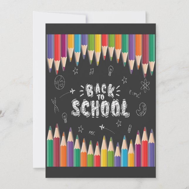  First Day Of School Shirt, Welcome Back To School Invitation (Front)