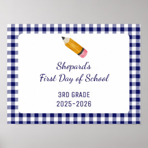 First day of school sign