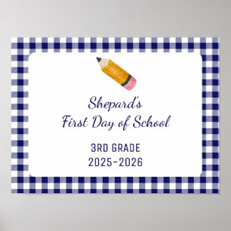 First day of school sign