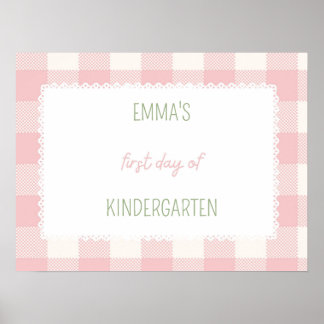 first day of school sign