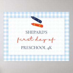 first day of school sign