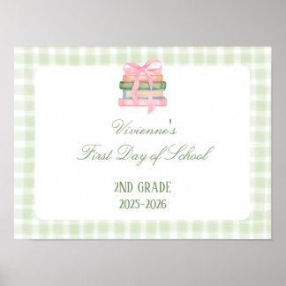 First day of school sign