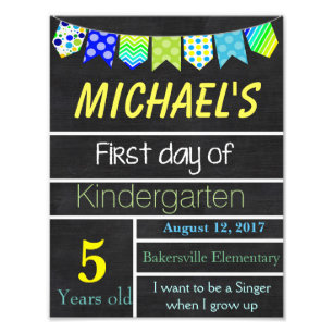 First Day of School Sign, Chalkboard Sign, Signs