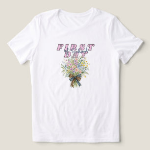 First Day of School Teacher Girls Back to School Tri-Blend Shirt