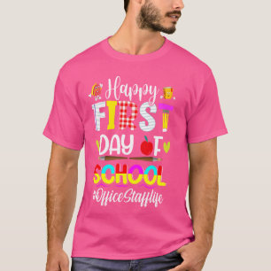 First Day Of School Tees For Office Staff Womens M