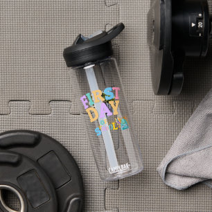 First Day of School Water Bottle with Name