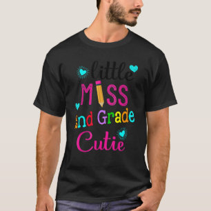 First Day Of Second Grade Little Miss 2nd Grade Cu T-Shirt