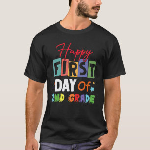 First Day Of Second Grade Squad Back To School Tea T-Shirt