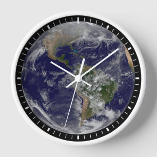 First Day Of Spring In The Northern Hemisphere. Clock