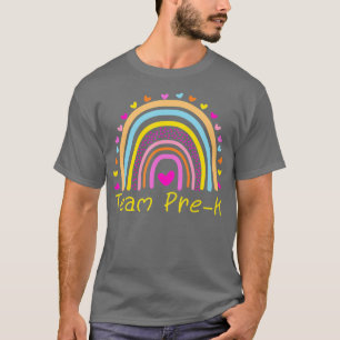 First Day Of Team Pre-K Squad Crew Teacher T-Shirt