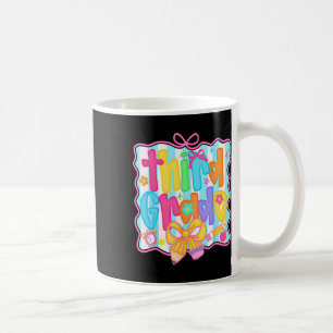 First Day Of Third Grade Floral Bundle For Teacher Coffee Mug