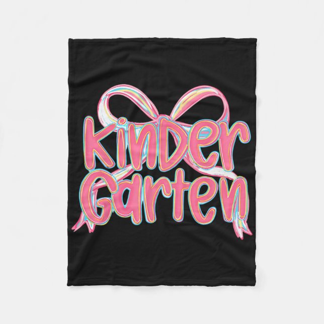 First Day Of Third Grade Floral Bundle For Teacher Fleece Blanket (Front)