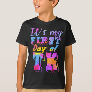 First Day Of TK School Transitional Kindergarten W T-Shirt