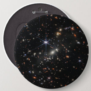 First Deep Field of Universe from James webb 6 Cm Round Badge