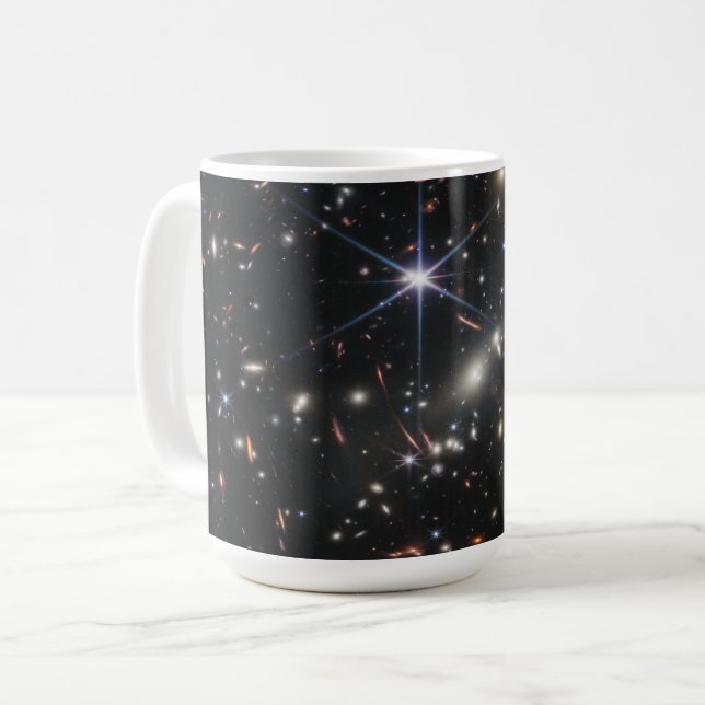 First Deep Field of Universe from James webb Coffee Mug (Front Left)