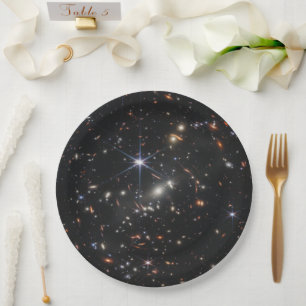 First Deep Field of Universe from James webb Paper Plate