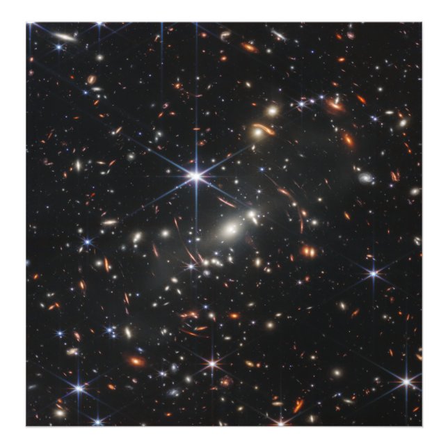 First Deep Field of Universe from James webb Photo Print (Front)