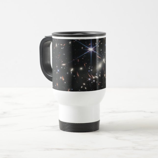 First Deep Field of Universe from James webb Travel Mug (Front Left)