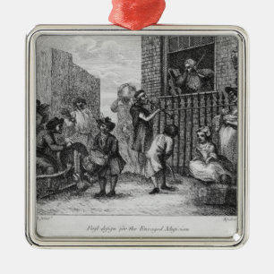 First Design for The Enraged Musician, 1799 Metal Tree Decoration
