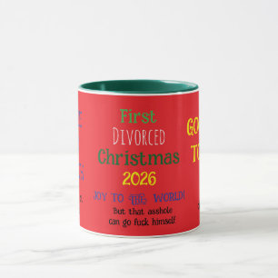 First Divorced Christmas Mug