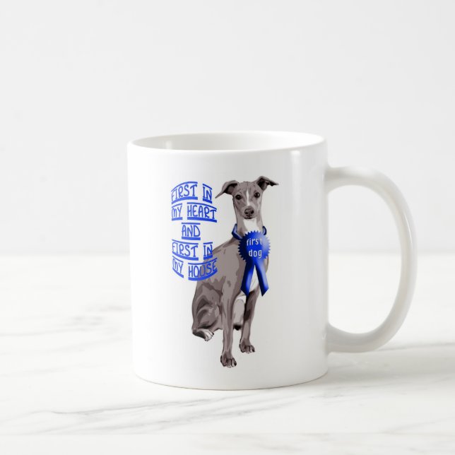 First Dog Italian Greyhound Coffee Mug (Right)