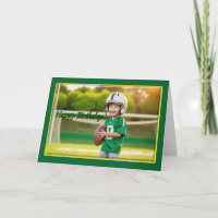 First Down Boy's Birthday Card