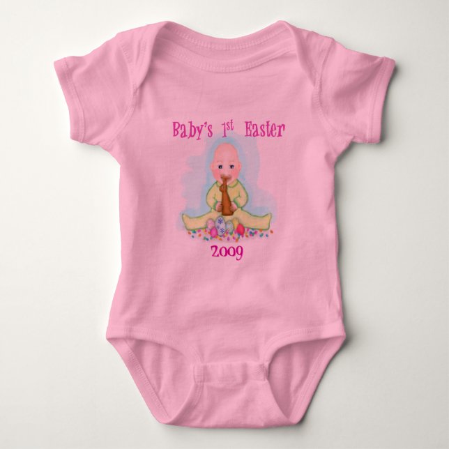 First Easter, Baby - Customised Bodysuit (Front)