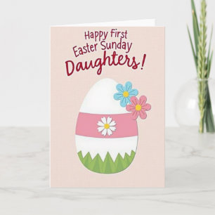 First Easter Daughters Happy Day Card