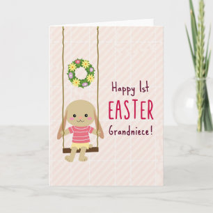 First Easter Grandniece Card