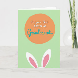 First Easter Grandparents Card