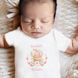 First Easter Personalised Baby girl Baby Bodysuit