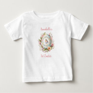 First Easter Personalised Baby girl Baby T-Shirt