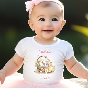 First Easter Personalised Baby girl Baby T-Shirt