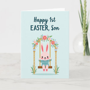 First Easter Son Keepsake Card