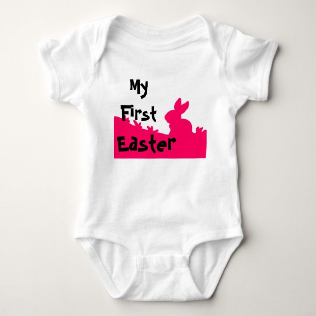 First Easter T-Shirt Baby Bodysuit (Front)
