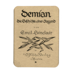 First edition cover of Demian (1919) Magnet
