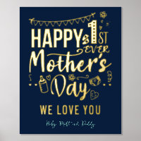 First Ever Mothers Day 1st Time Mum Custom