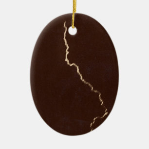 First ever photograph of lightning bolt - 1886 ceramic tree decoration