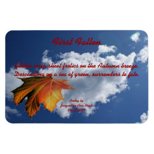 First Fallen Autumn Magnet