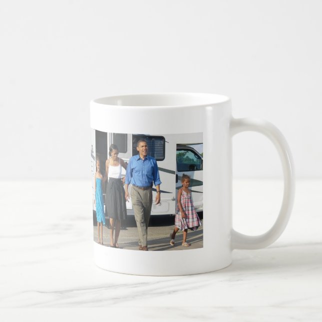 First family, Obama Tour Coffee Mug (Right)