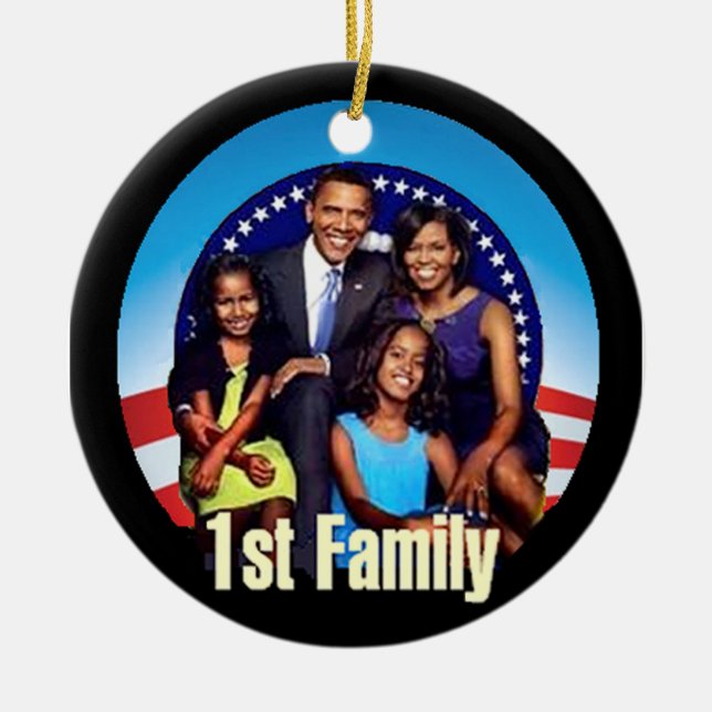 FIRST FAMILY Ornament (Front)