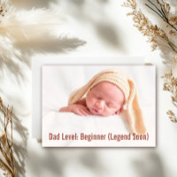 First Father’s Day Baby Sentimental Message Custom