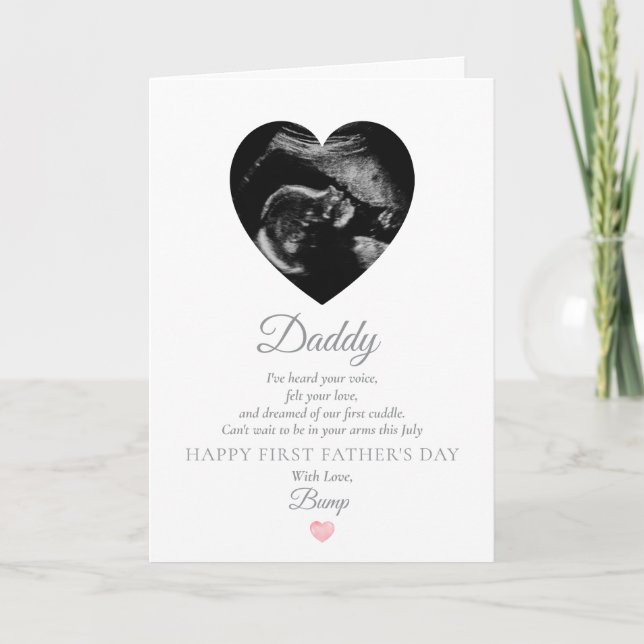 First Father’s Day Card from Bump - Scan Upload (Front)