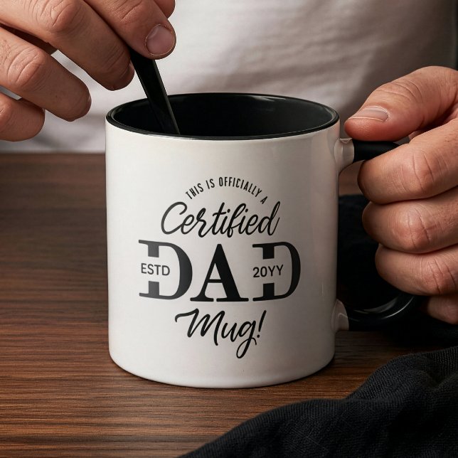 First Father’s Day Certified Dad Mug New Dad Gift (First Father’s Day Certified Dad Mug New Dad Gift)