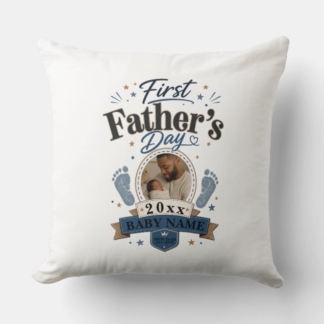First Father’s Day Cushion (Front)