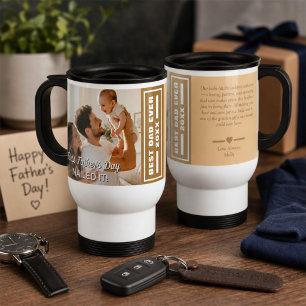 First Father’s Day Nailed It Keepsake Customisable Travel Mug