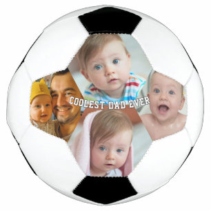 First Fathers Day Coolest Dad Ever Baby Photo Cool Football