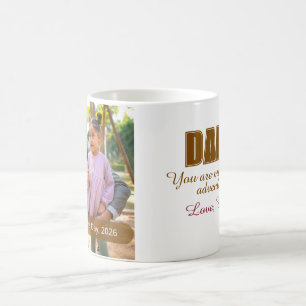 First Fathers Day Custom Photo Dada Milestone Coffee Mug