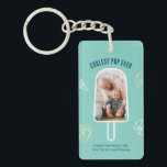 First Father's Day Custom Photo Funny Cool Dad Key Ring<br><div class="desc">Personalised Father's Day gift for your dad to celebrate Father's Day. Whether it's for a new dad, stepdad, old and classic dad, or dad-to-be, the custom text function will get you covered. You can change the text to your desired wording and upload your own custom photo. Get something memorable and...</div>